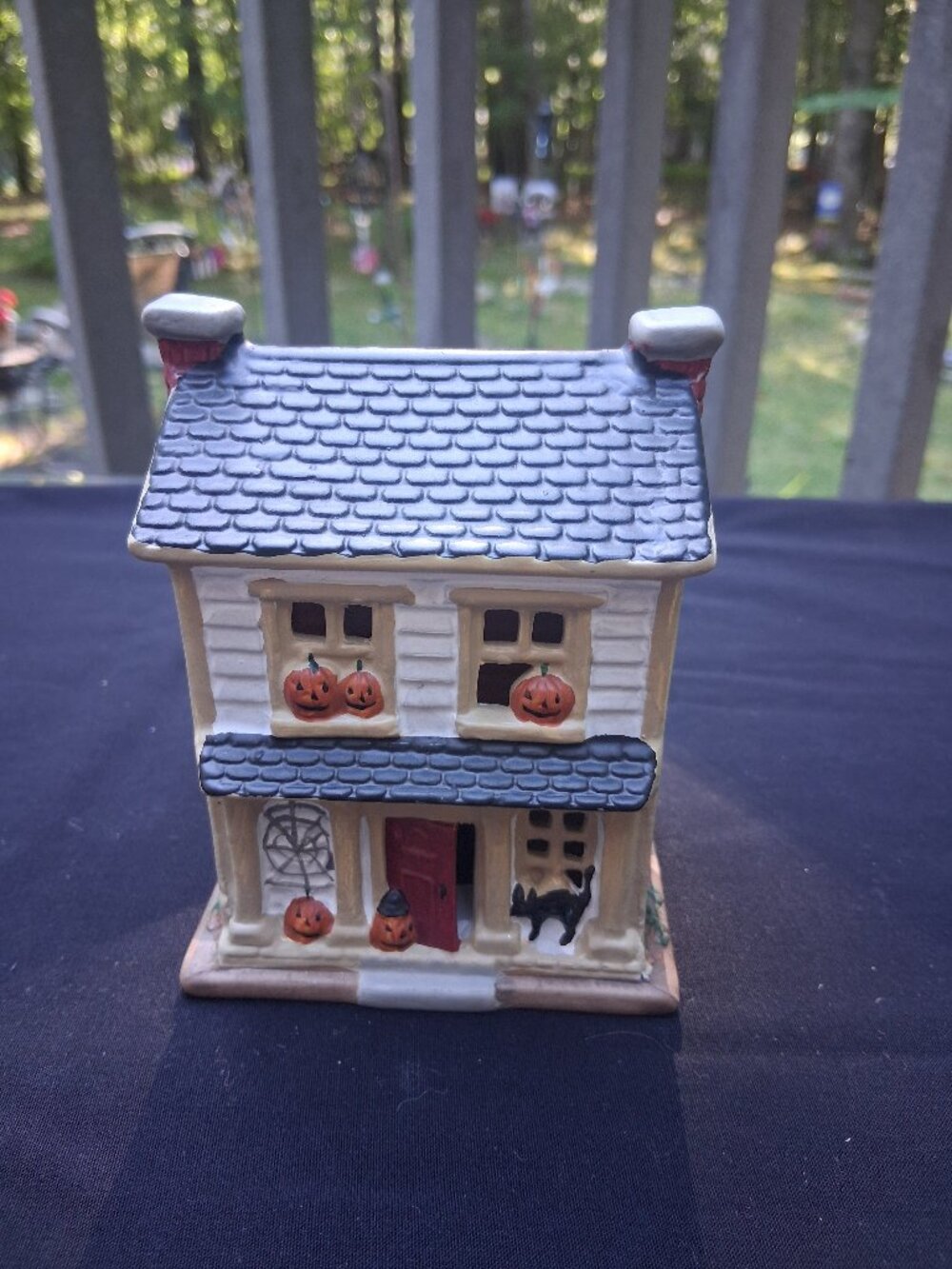 Mini Halloween Haunted House Village Figurine